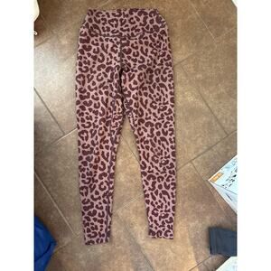 Balance Athletica Vitality Ascend Legging King Cheetah Dusk Small V-Seam Workout